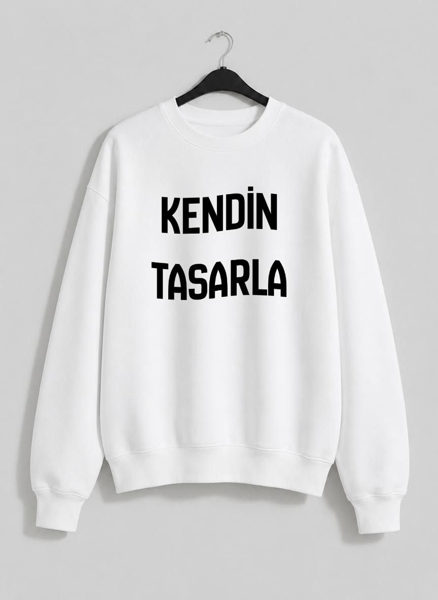 Kendin Tasarla Oversize Sweat - Kişiye Özel Baskı